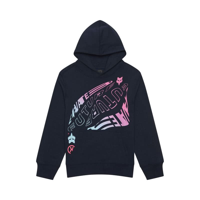 BLUZA Z KAPTUREM FOX JUNIOR ELEVATED FLEECE PO MIDNIGHT