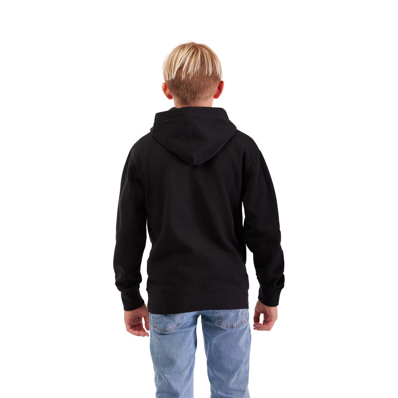 BLUZA Z KAPTUREM FOX JUNIOR ELEVATED FLEECE PO BLACK