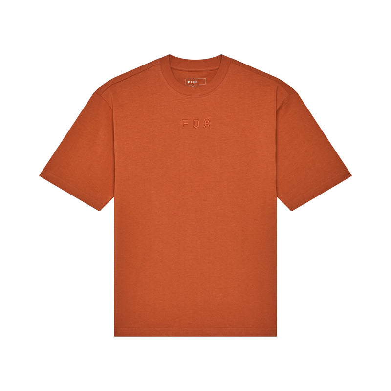 T-SHIRT FOX WORDMARK OV CHOCOLATE