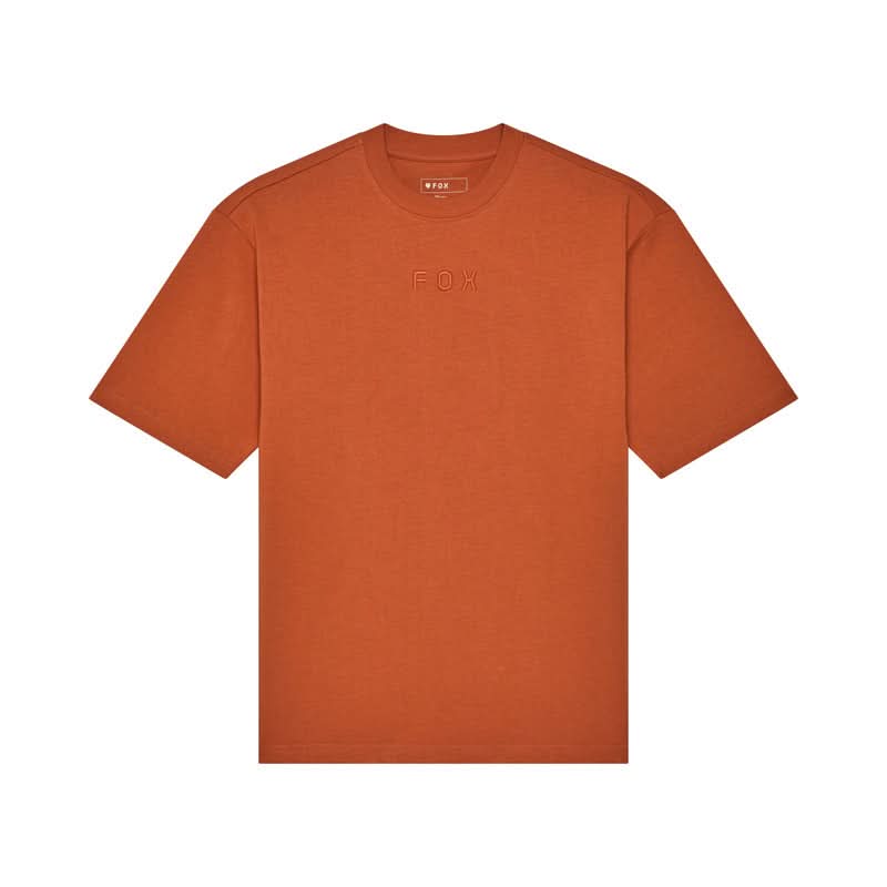 T-SHIRT FOX WORDMARK OV CHOCOLATE