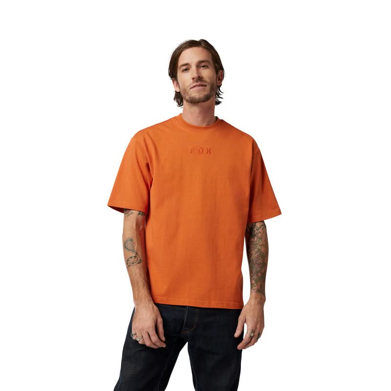 T-SHIRT FOX WORDMARK OV CHOCOLATE