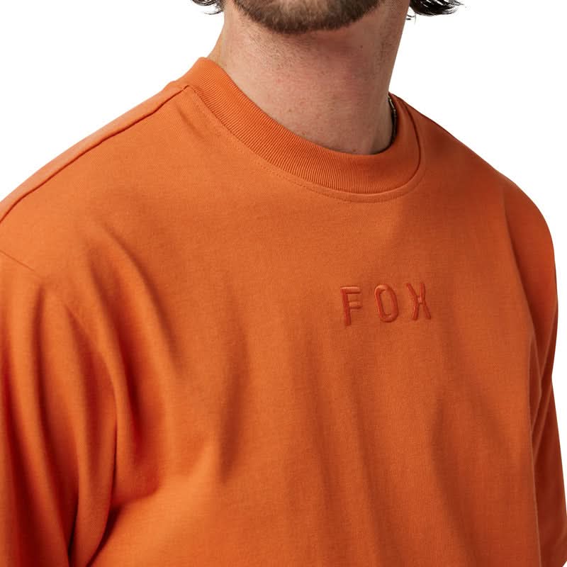 T-SHIRT FOX WORDMARK OV CHOCOLATE