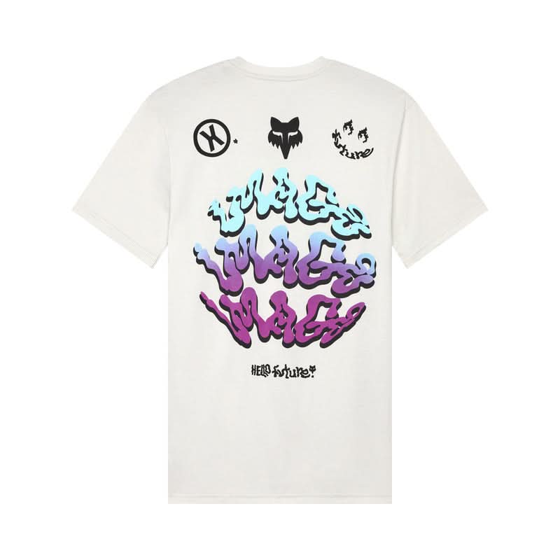 T-SHIRT FOX FUTURE SS PREM TEE LIGHT GREY
