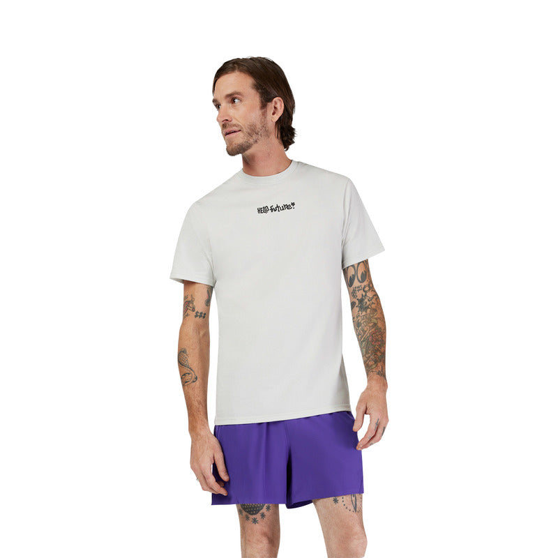 T-SHIRT FOX FUTURE SS PREM TEE LIGHT GREY