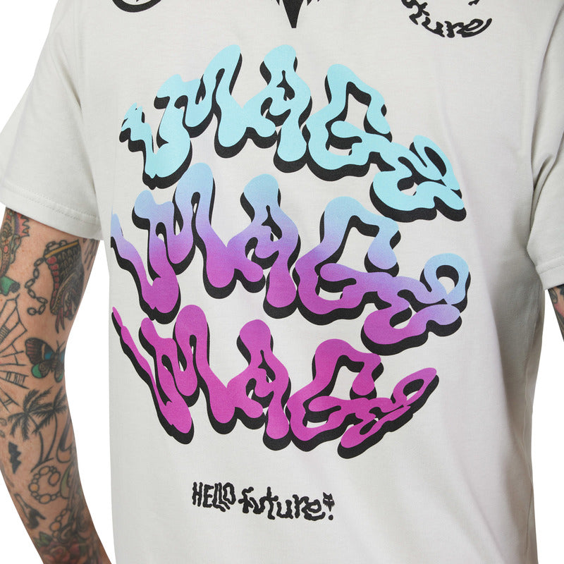 T-SHIRT FOX FUTURE SS PREM TEE LIGHT GREY