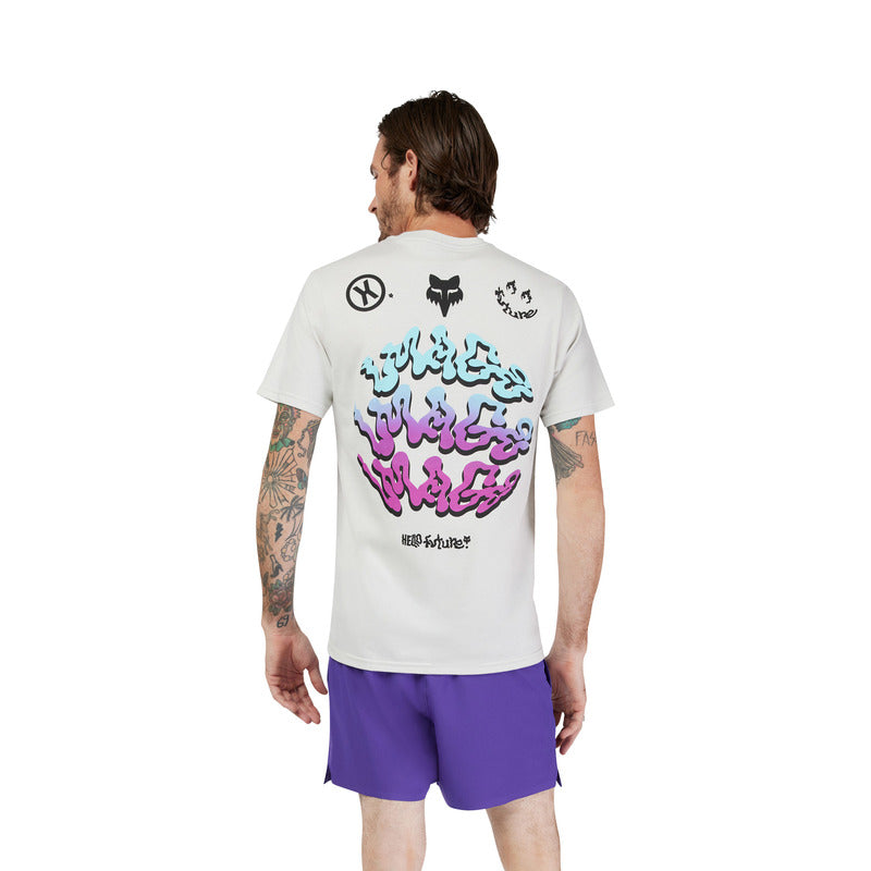 T-SHIRT FOX FUTURE SS PREM TEE LIGHT GREY
