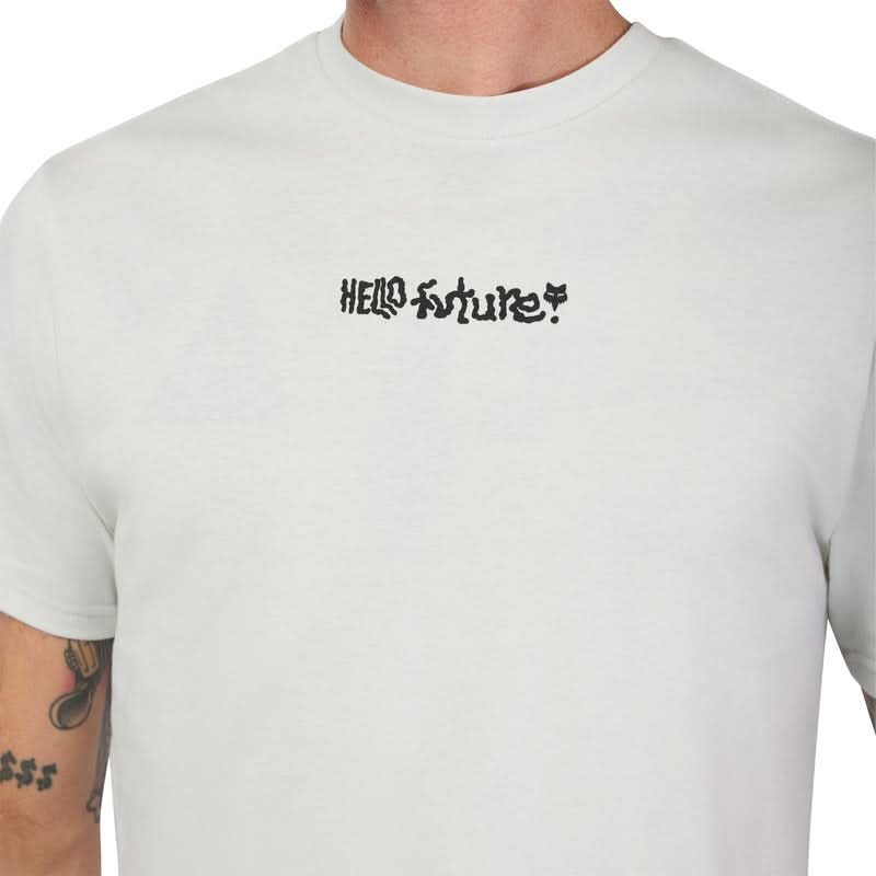 T-SHIRT FOX FUTURE SS PREM TEE LIGHT GREY