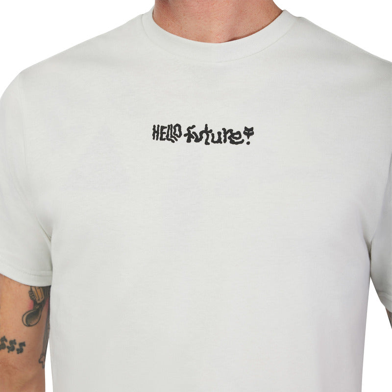 T-SHIRT FOX FUTURE SS PREM TEE LIGHT GREY