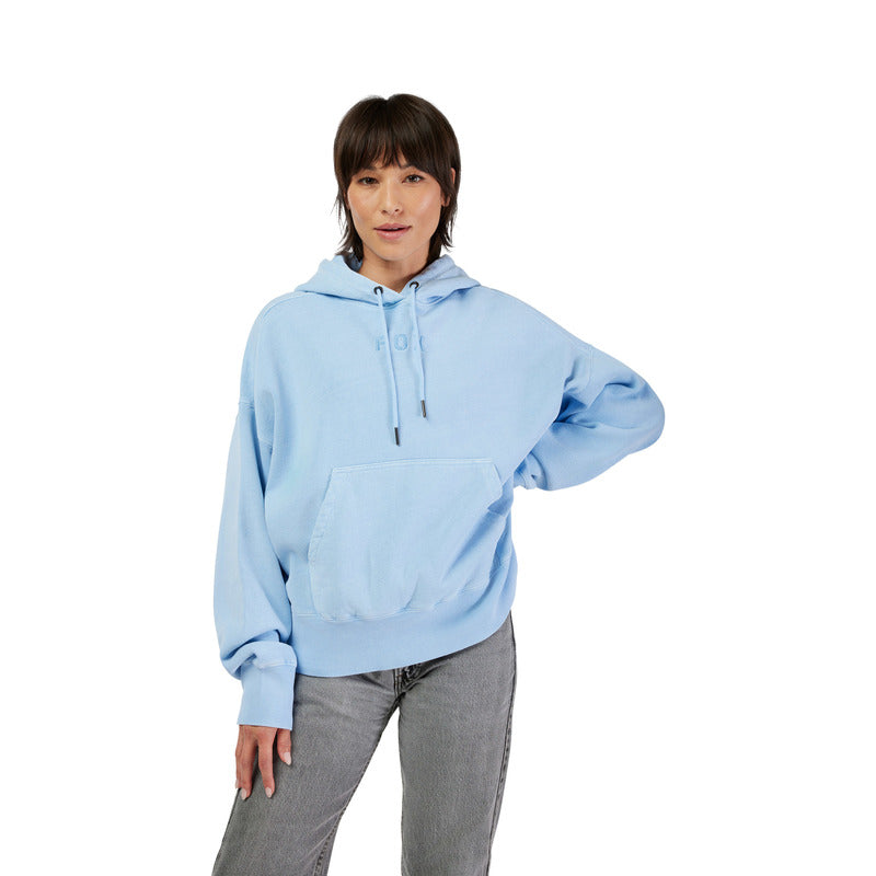 Bluza Z Kapturem Fox Lady Wordmark Oversized Cashmere Blue
