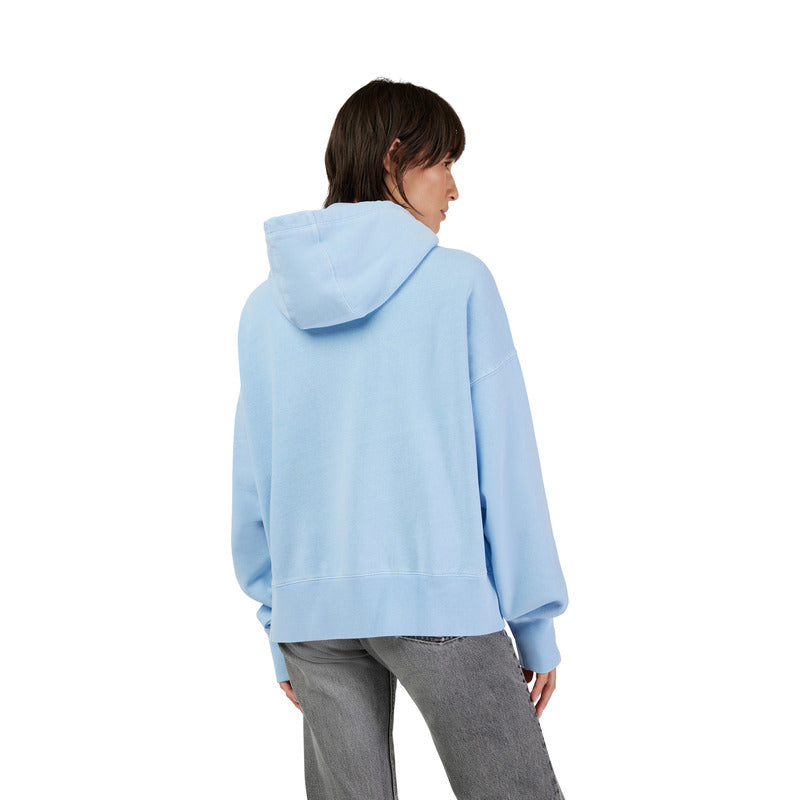 Bluza Z Kapturem Fox Lady Wordmark Oversized Cashmere Blue