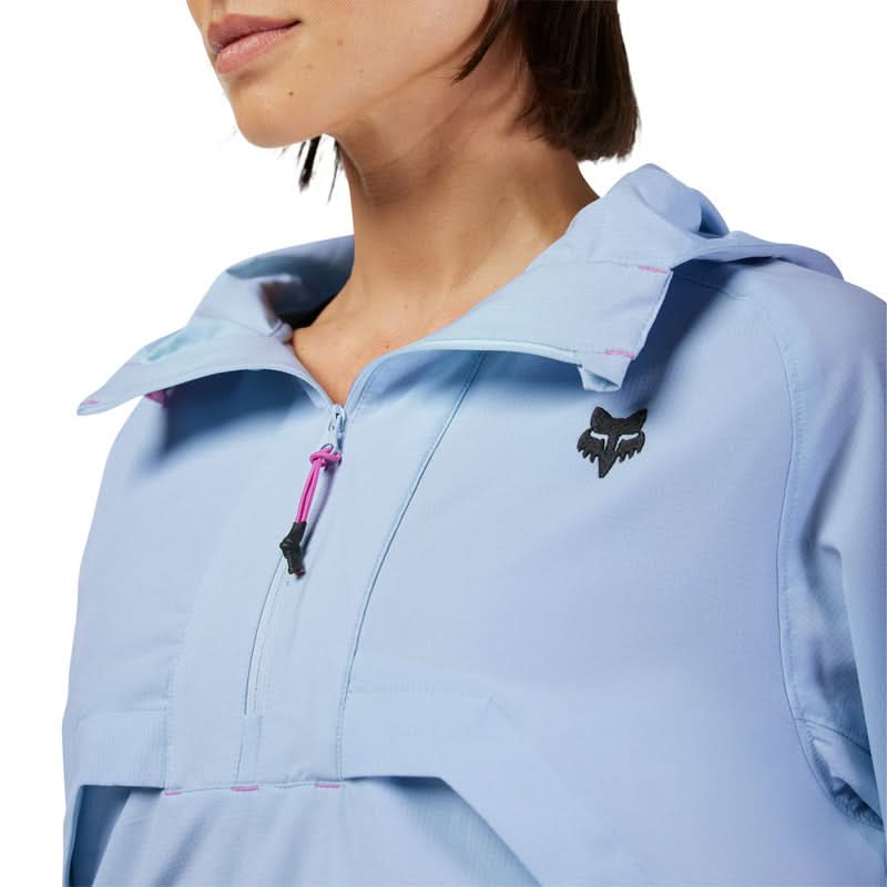 BLUZA Z KAPTUREM FOX LADY SURVIVALIST WINDBREAKER CASHMERE BLUE