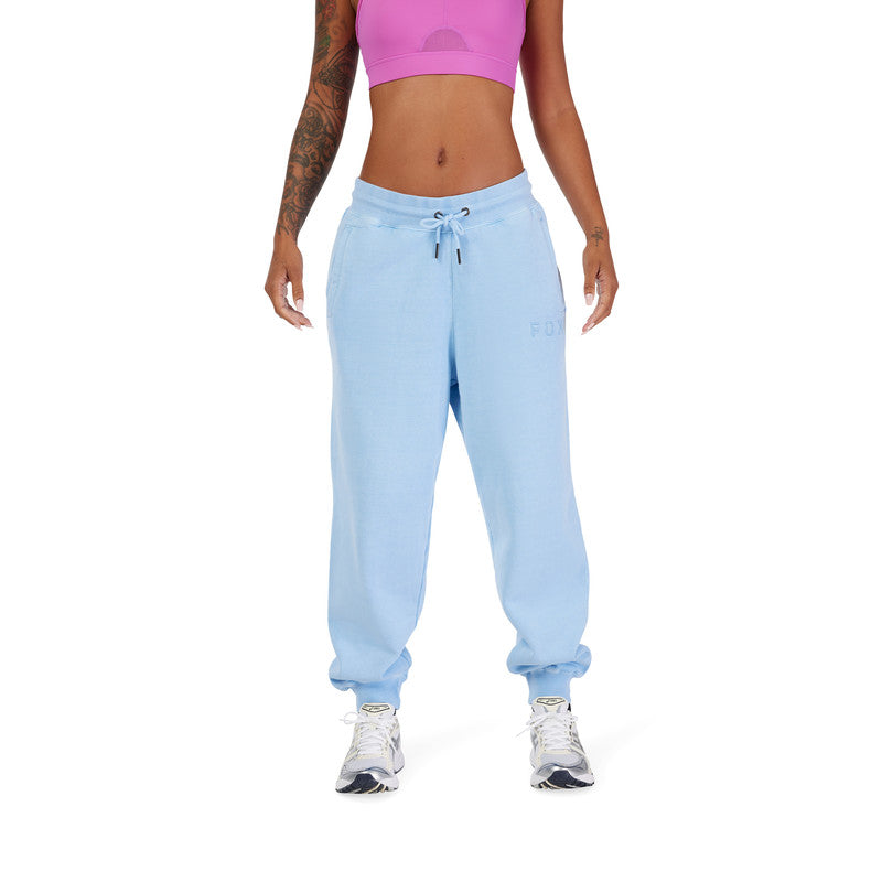 Spodnie Fox Lady Wordmark Fleece Jogger Cashmere Blue | RideHub