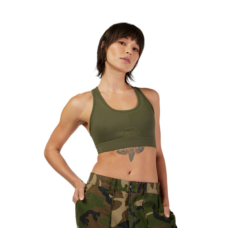 STANIK SPORTOWY FOX LADY MOTIVE BRA OLIVE GREEN