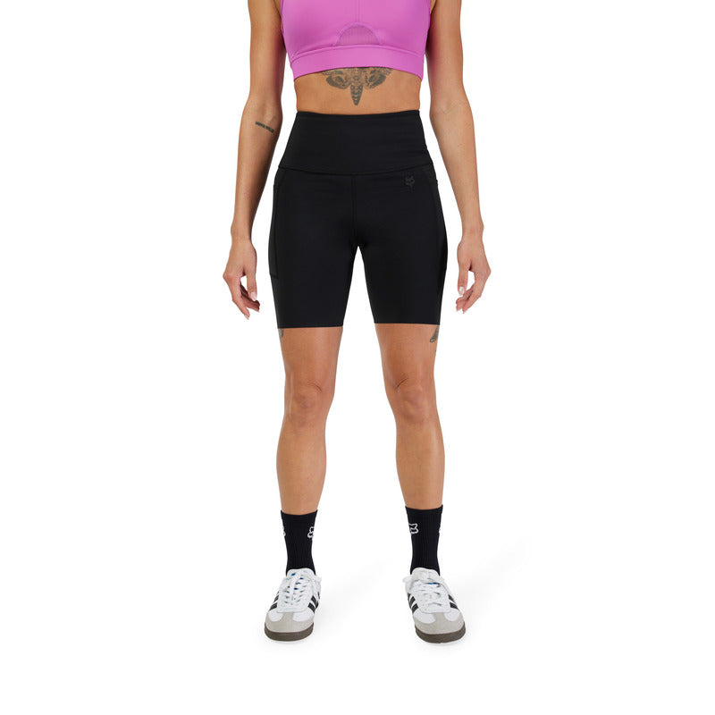 Spodenki Fox Lady Motive Biker Short Black | RideHub