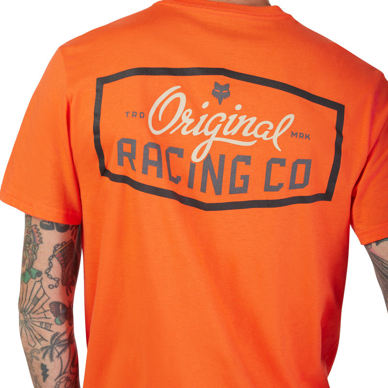 T-SHIRT FOX ORIGINAL SS PREM TEE BLOOD ORANGE