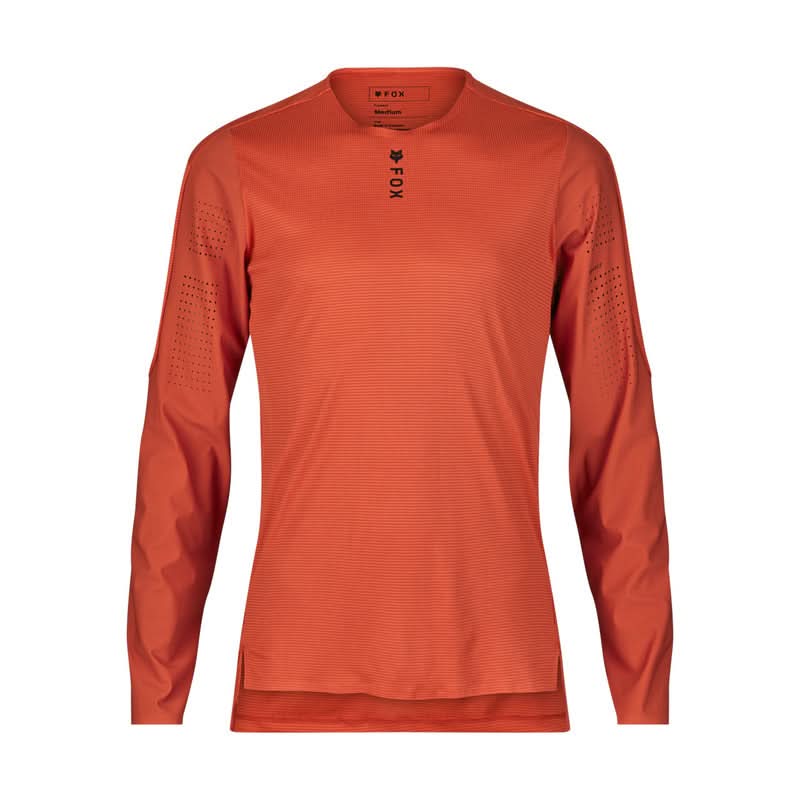 Koszulka Rowerowa Z Długim Rękawem Fox Flexair Pro Atomic Orange | RideHub