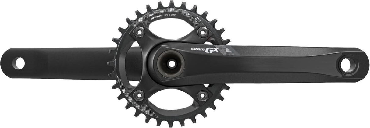 SRAM Crank GX 1000 Fat Bike GXP 100mm Spindle 175 Black w 30t X-SYNC Chainring (