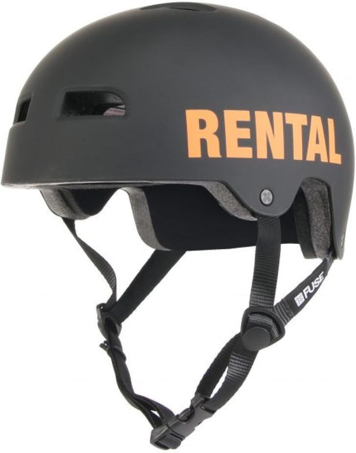 Kask Skate/BMX Fuse Protection Alpha-Rental Icon Helmet Black-Orange | Ride Hub