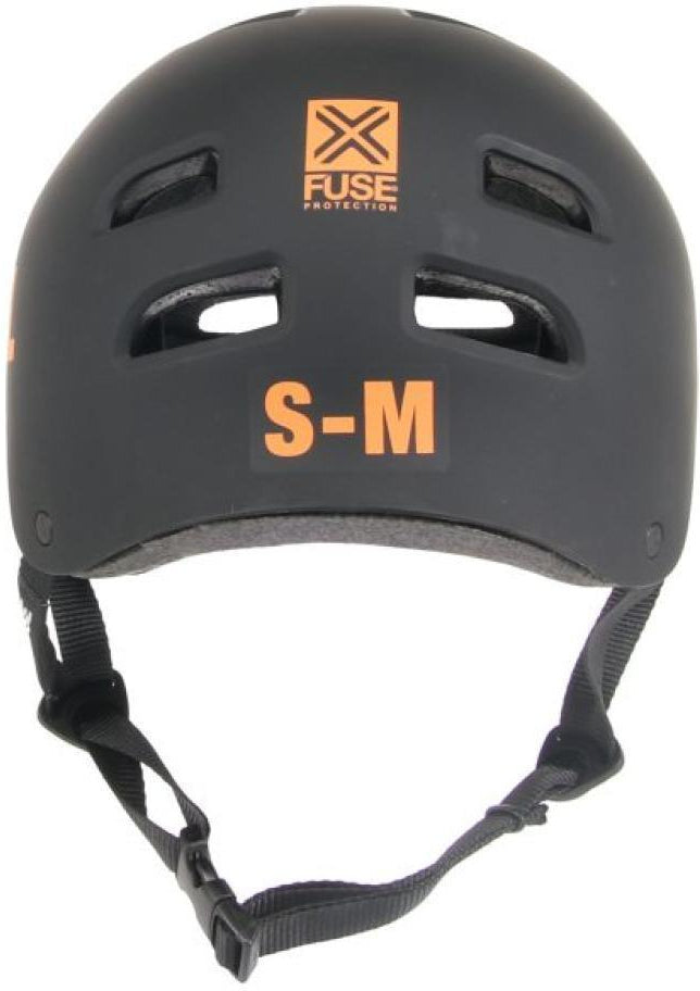 Kask Skate/BMX Fuse Protection Alpha-Rental Icon Helmet Black-Orange | Ride Hub