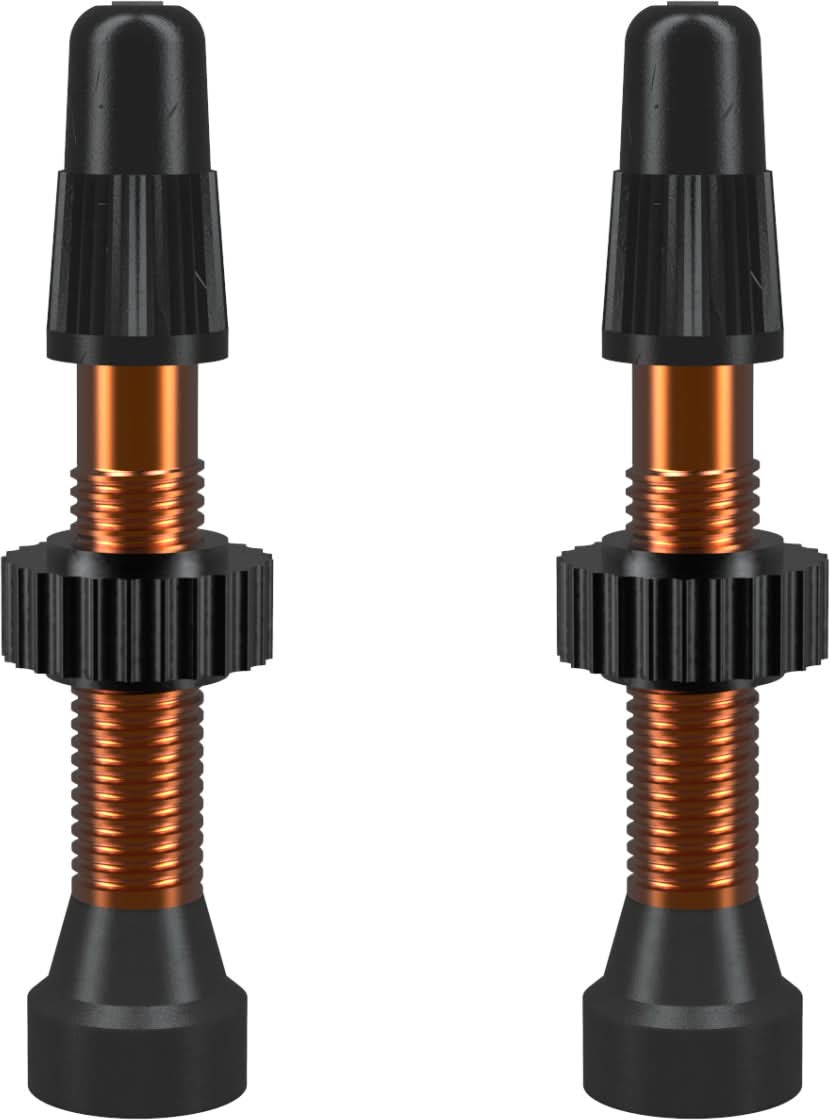 TCS AL Black Presta Valve 34mm 2pcs