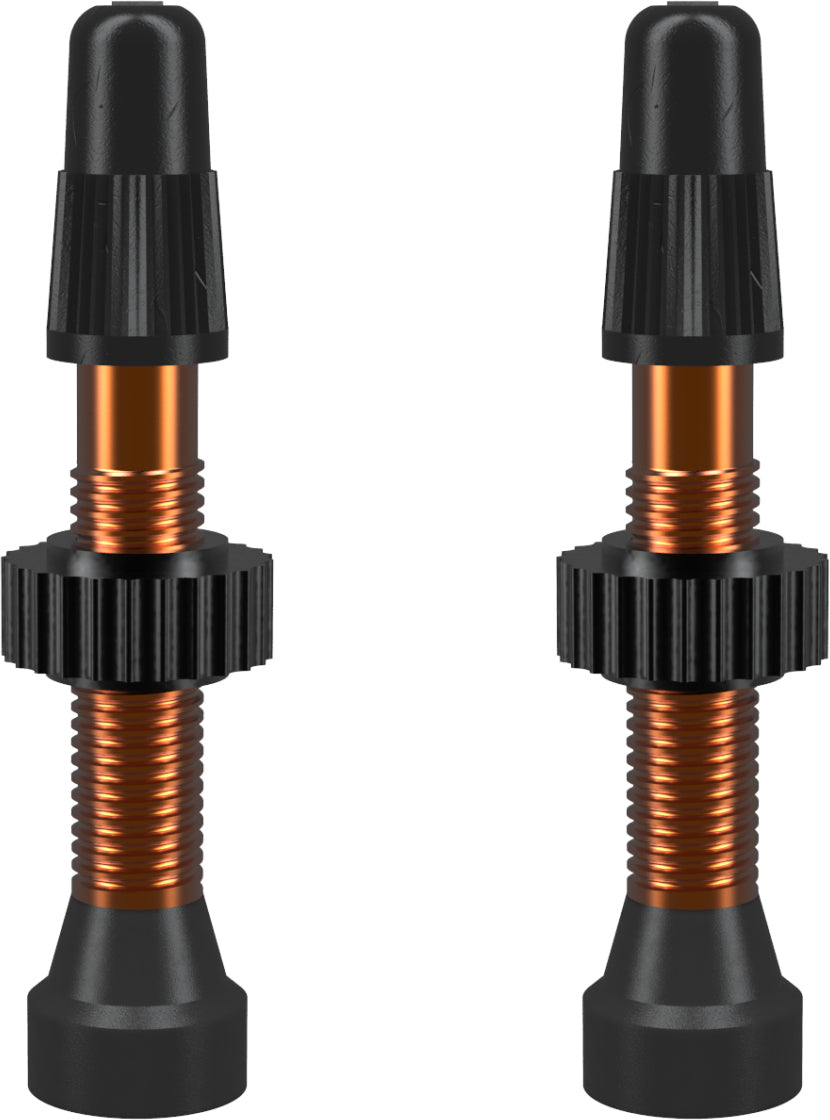 TCS AL Black Presta Valve 34mm 2pcs