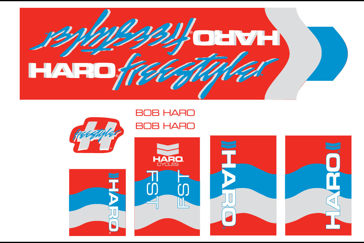 1985 DECALS Freestyler RED