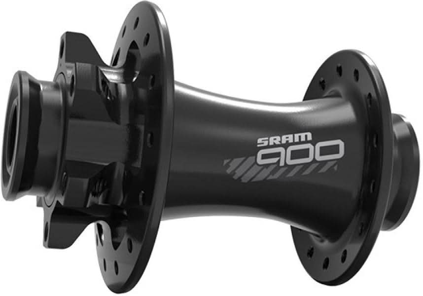 MTB Hub 900 Front 24H 6-Bolt Disc Black (includes Quick Release, 12x100mm & 15x1