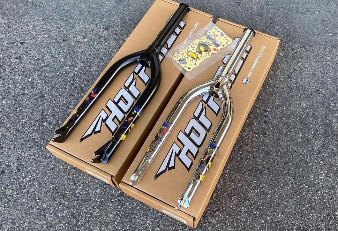 Widelec BMX Hoffman Super Forks 26mm Offset czarny | Ride Hub