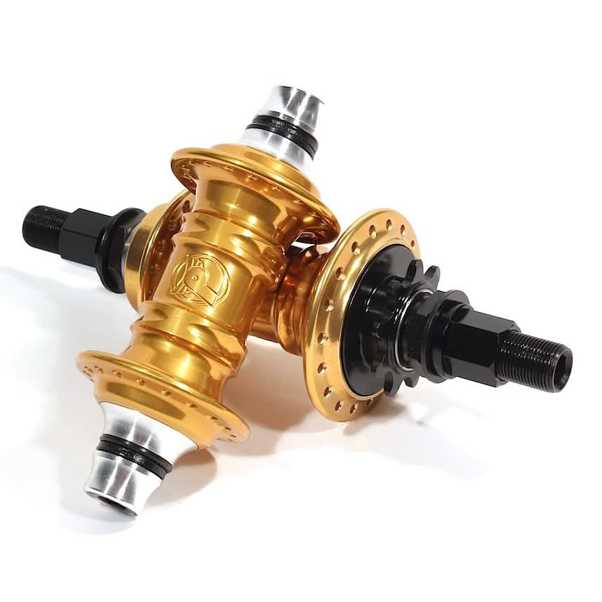 Zestaw piast BMX Profile Mini Hubset Gold | RideHub