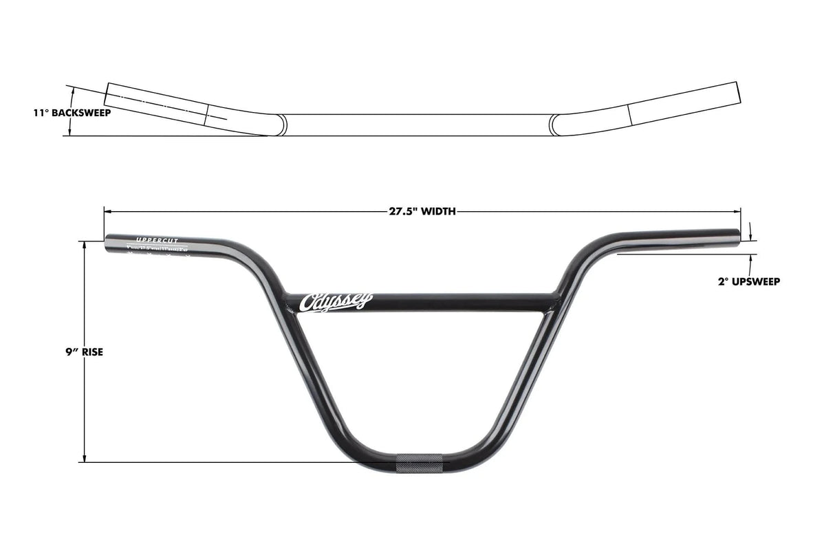Kierownica BMX Odyssey Uppercut Bar 9" | Ride Hub