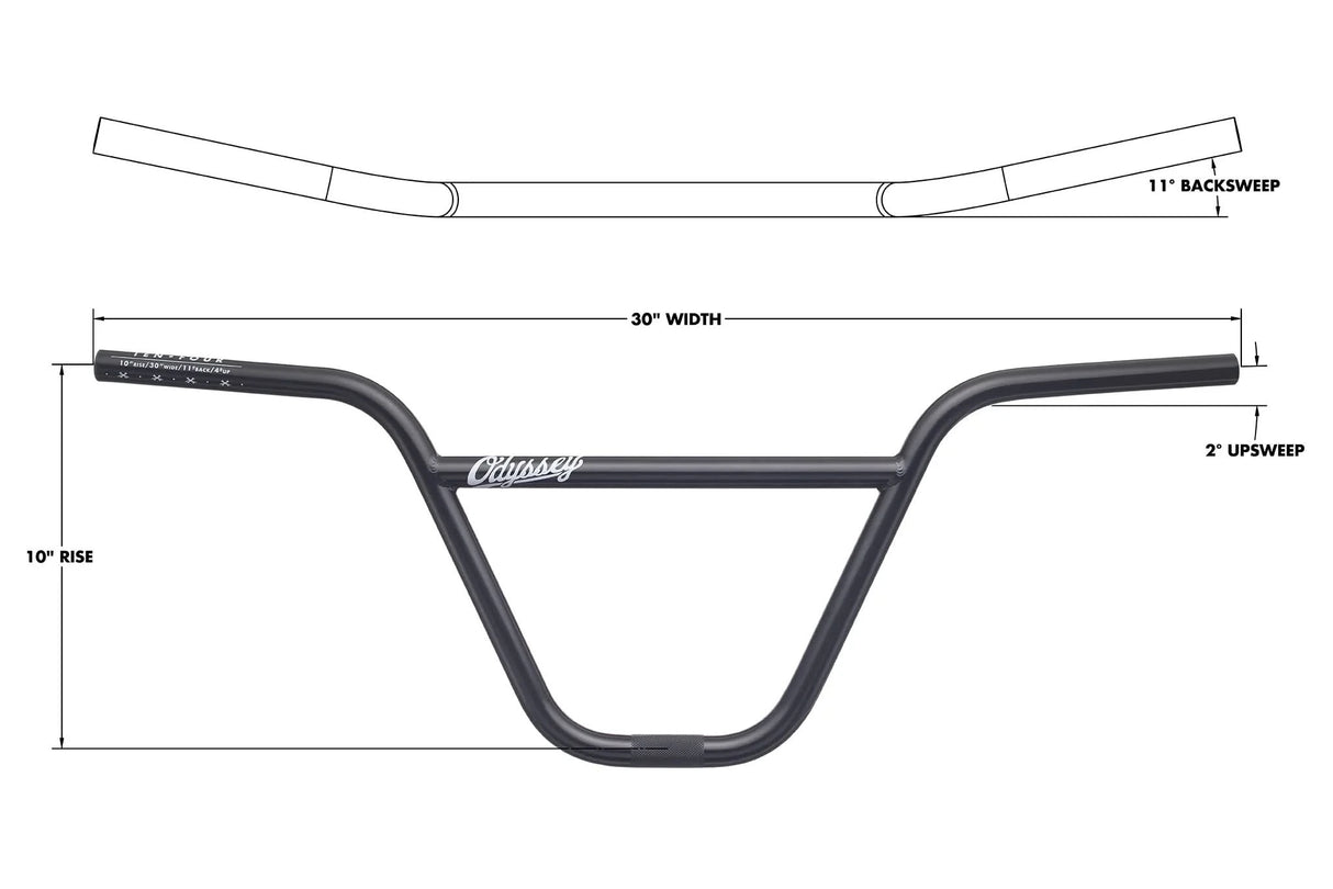 Kierownica BMX Odyssey 10-4 Bar 10" | Ride Hub