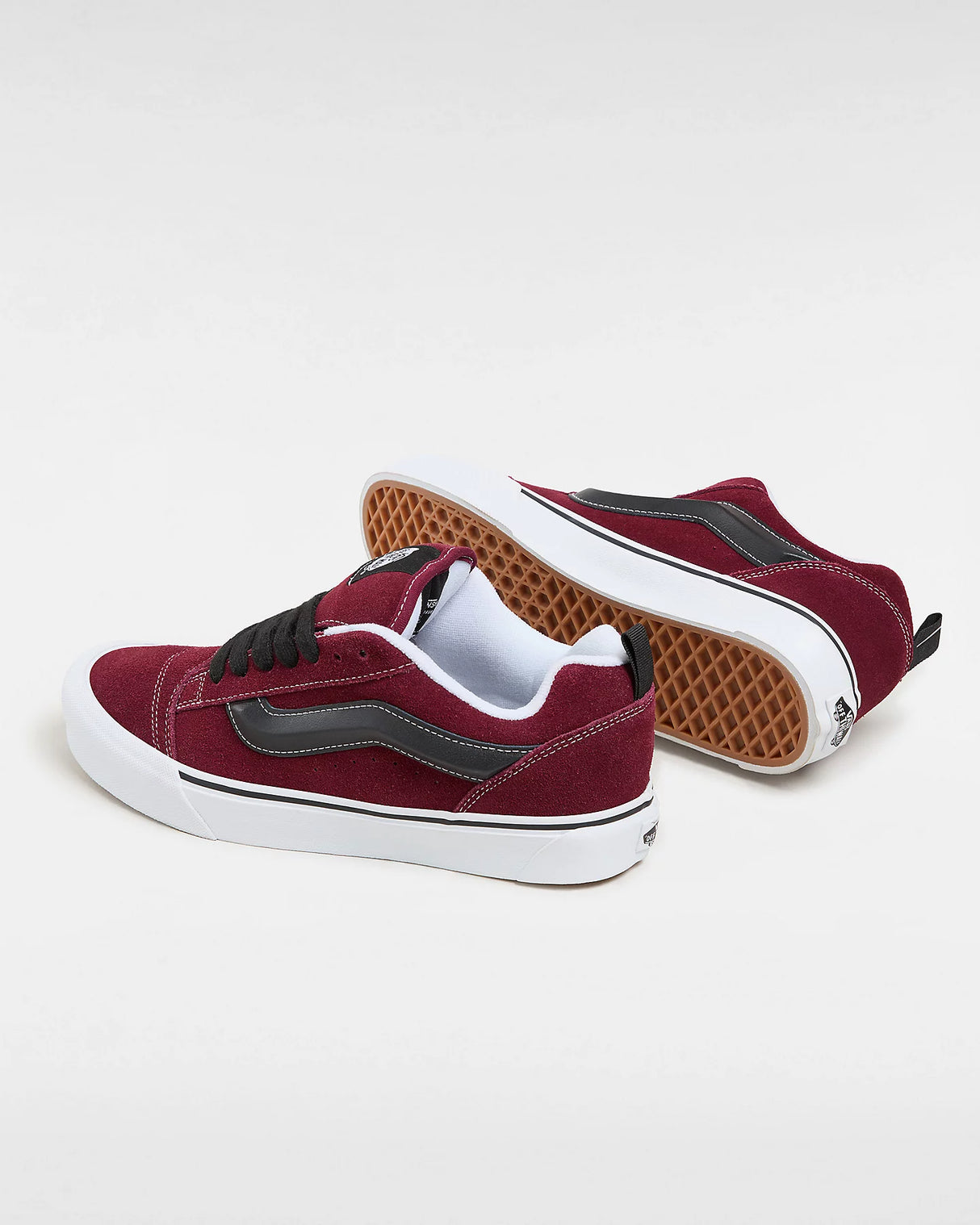 Buty Vans Knu Skool Burgundy/White | RideHub