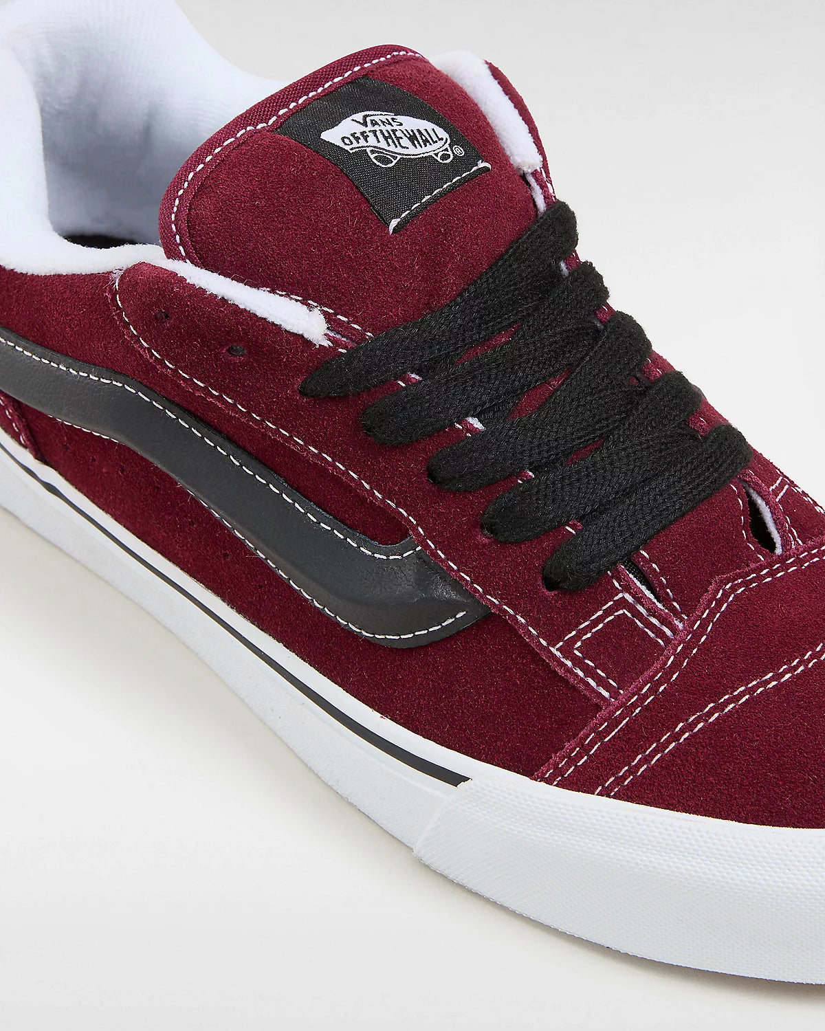Buty Vans Knu Skool Burgundy/White | RideHub