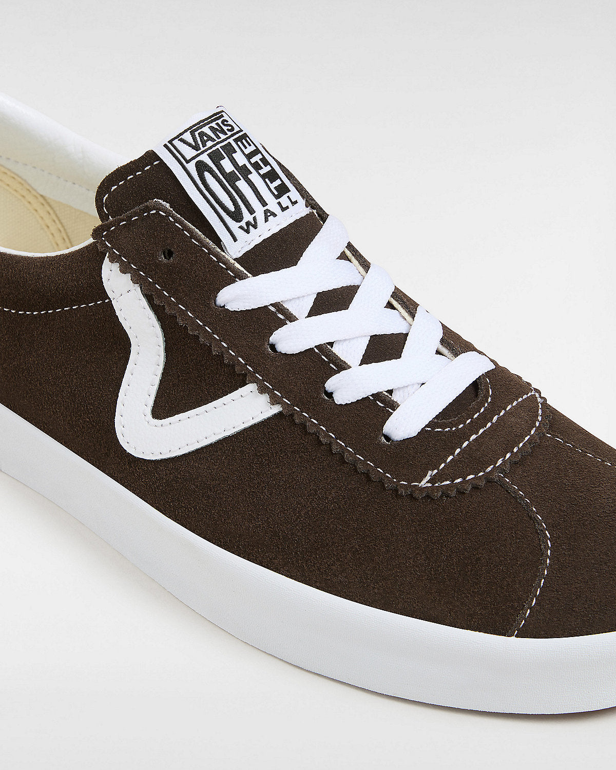 Buty Vans Sport Low Dark Brown/White | RideHub
