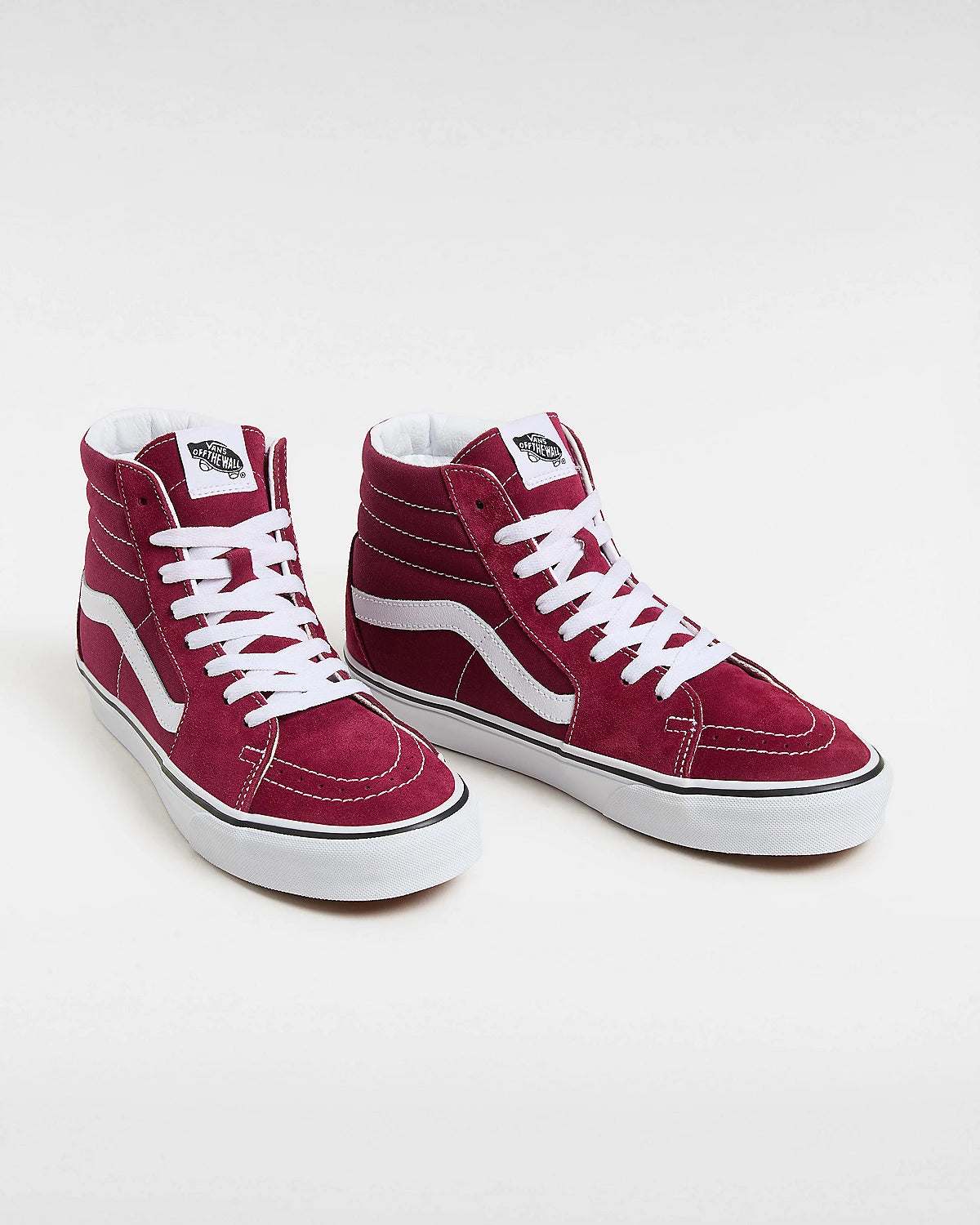 Buty Vans Sk8-Hi Burgundy/White | RideHub