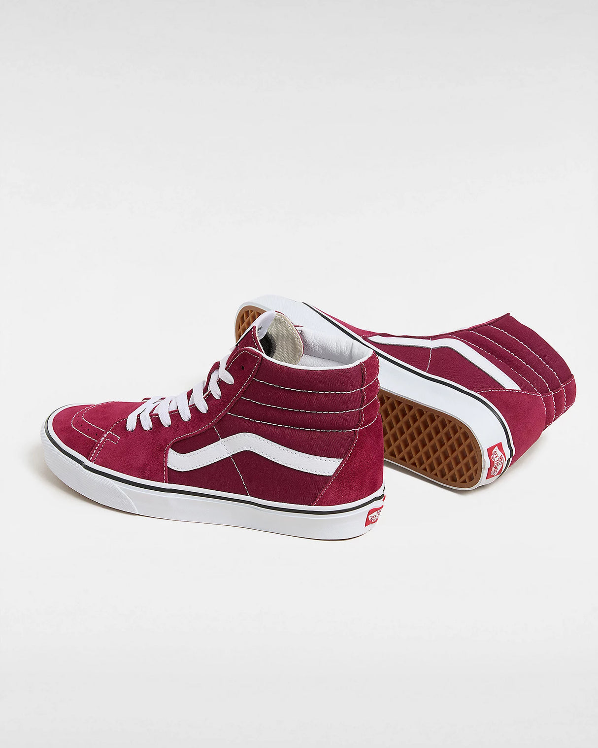 Buty Vans Sk8-Hi Burgundy/White | RideHub