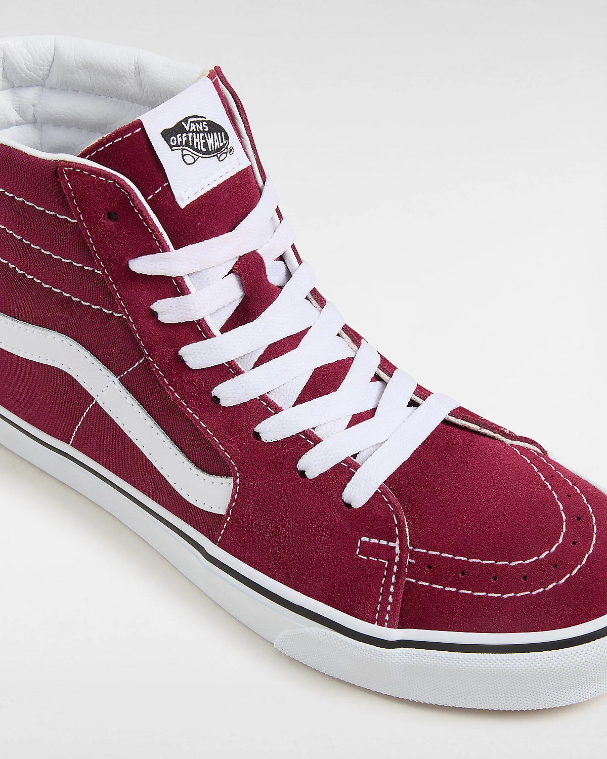 Buty Vans Sk8-Hi Burgundy/White | RideHub