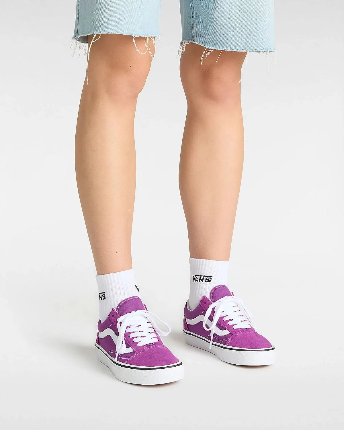 Buty Vans Old Skool Purple/White | RideHub