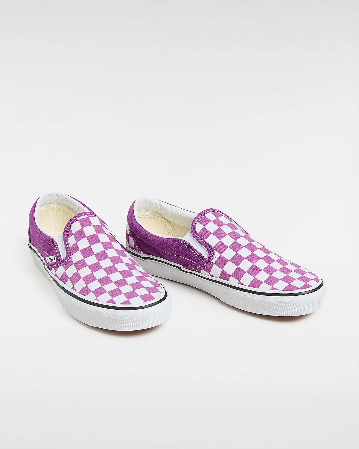 Buty Vans Classic Slip-On Checkerboard Purple/White | RideHub