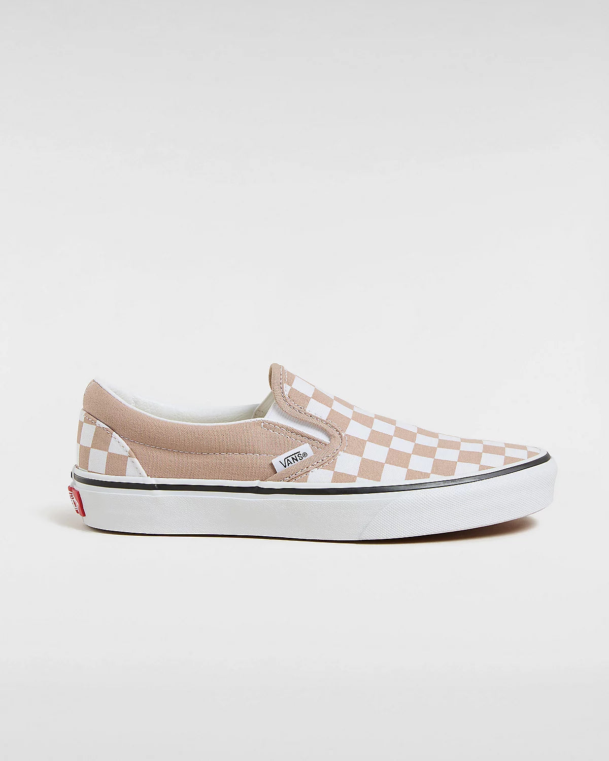 Buty Vans Classic Slip-On Checkerboard Beige/White | RideHub