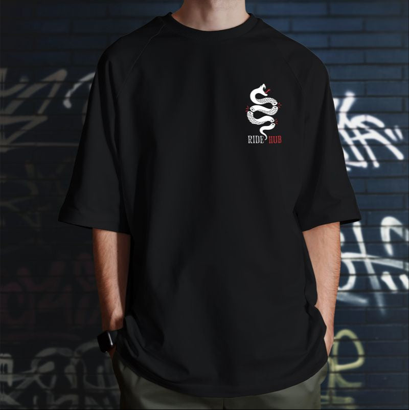 T-shirt RideHub „Snake” – siła, bunt i styl w jednym