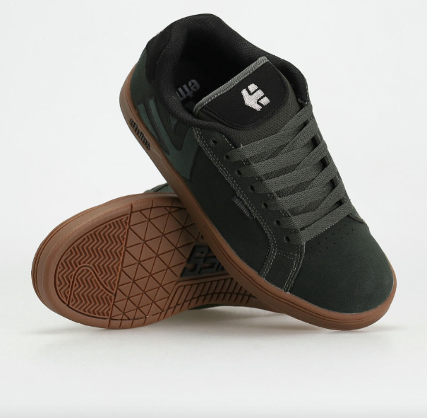 Buty Etnies Fader Green/Gum – klasyczny styl skate’owy | Ride Hub