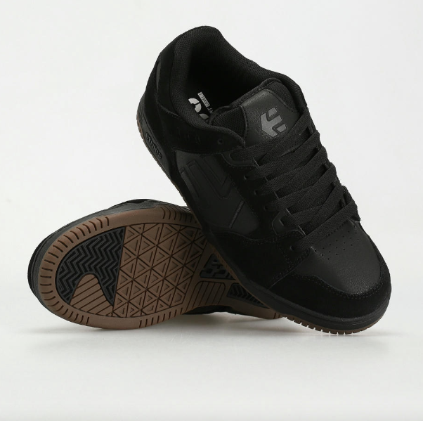 Buty Etnies Faze Black/Black/Gum – klasyczny styl i wytrzymałość | Ride Hub
