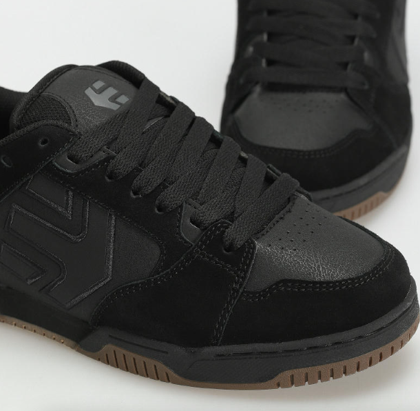 Buty Etnies Faze Black/Black/Gum – klasyczny styl i wytrzymałość | Ride Hub
