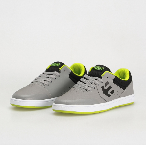 Buty Etnies Kids Marana JR Grey/Lime/White | RideHub