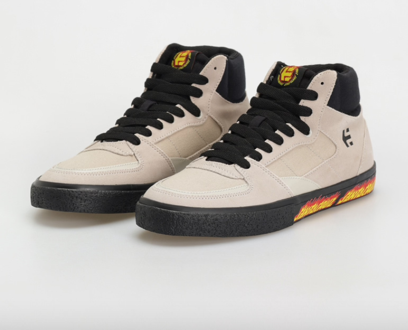 Buty Etnies Screw Vulc Mid x Santa Cruz White/Black | RideHub