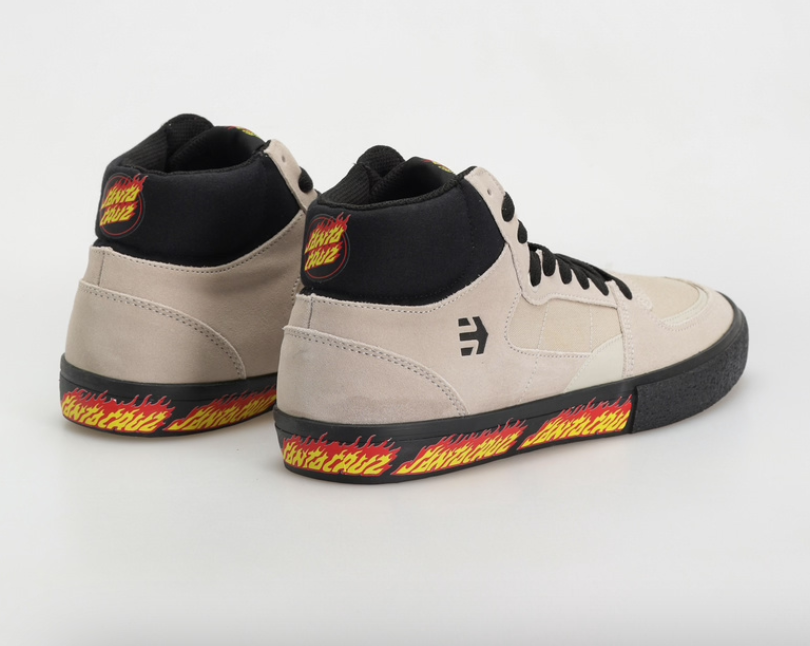 Buty Etnies Screw Vulc Mid x Santa Cruz White/Black | RideHub