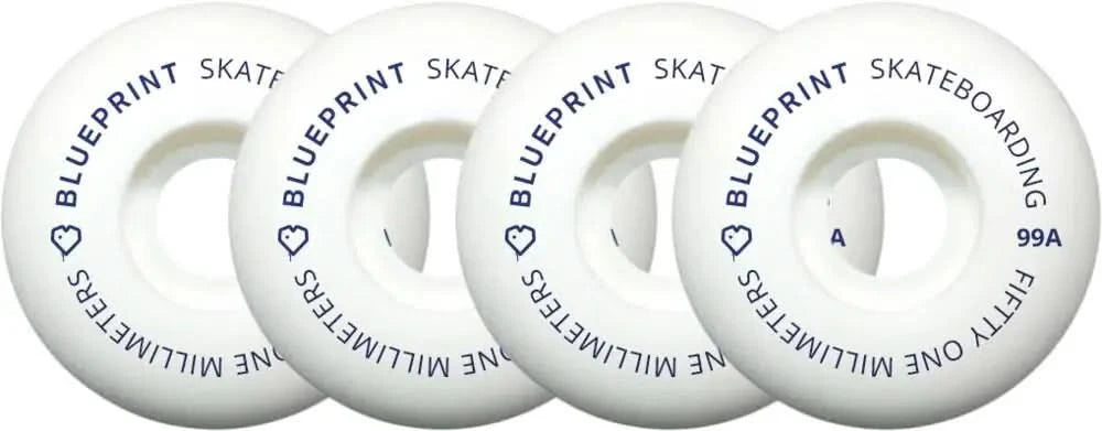 Kółka Blueprint Mini Heart 99A (4-pak) | RideHub
