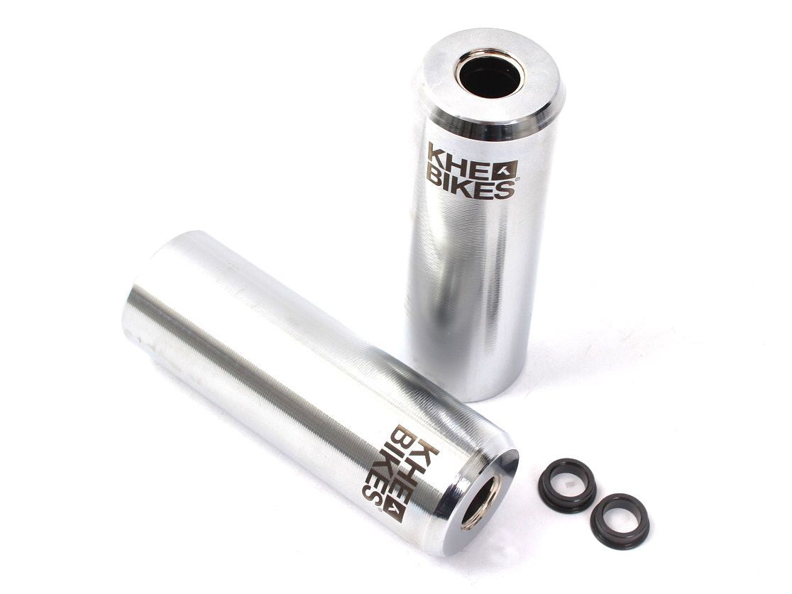 Pegi BMX KHE PRO CNC – Chromowane – 10mm / 14mm (1 Para) | RideHub