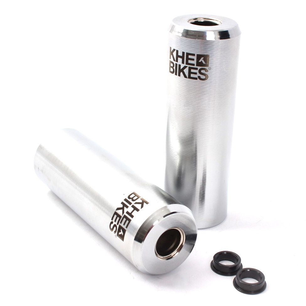 Pegi BMX KHE PRO CNC – Chromowane – 10mm / 14mm (1 Para) | RideHub